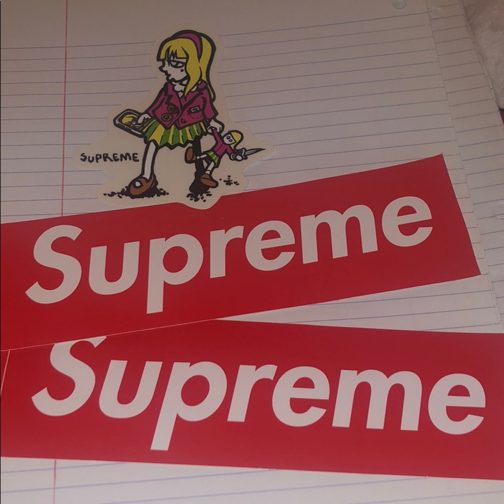 Supreme stickers